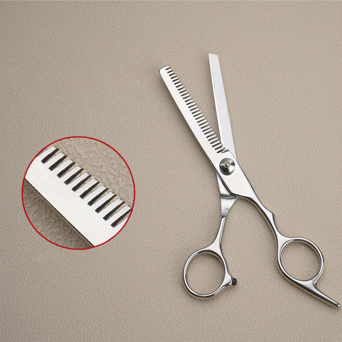 Kéo cắt và tỉa tóc 6inch Cao cấp(Thép không gỉ) CINDY