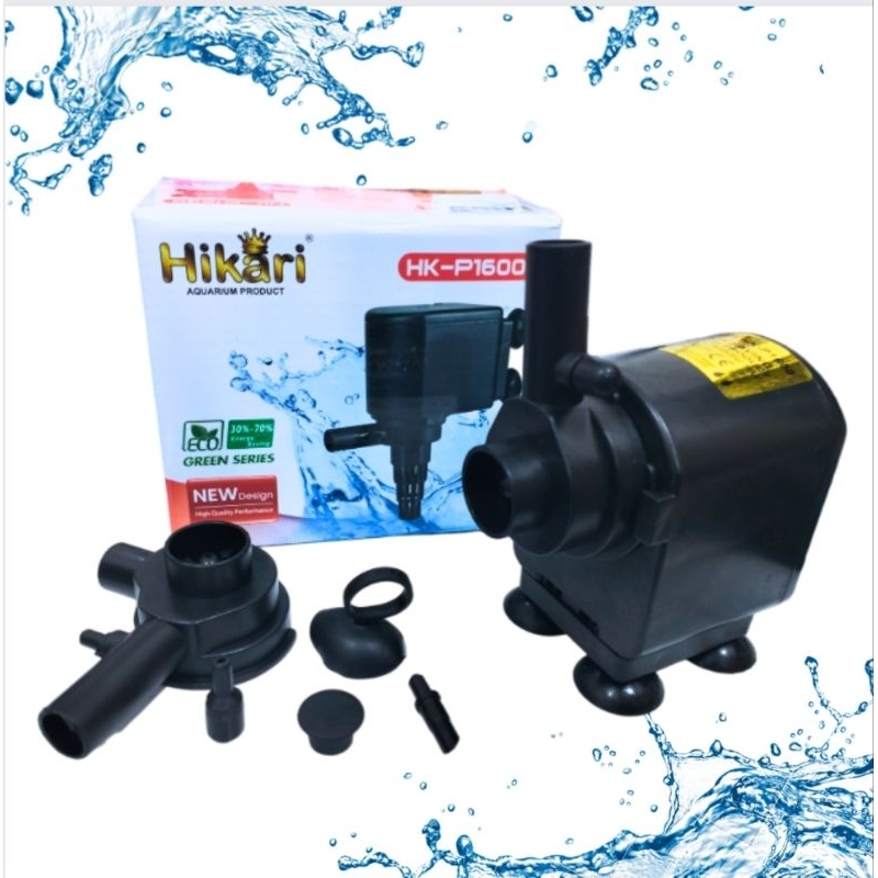HIKARI P 1600 Pompa Aquarium kolam air mancur hidroponik