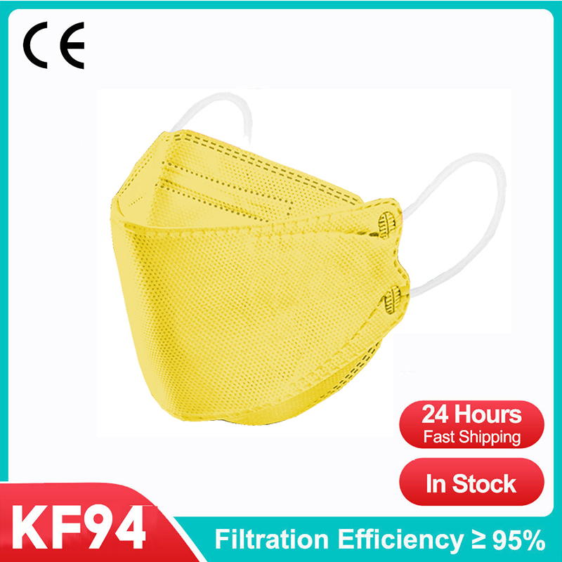 YINDIAO 100PCS KF94 Face Mask original 50 pcs Version korea facemask Rose Gold colour Nonwoven