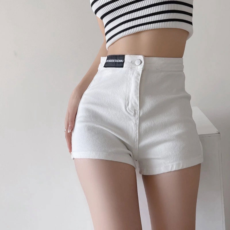Denim Shorts Women's Summer Slim A-line Shorts