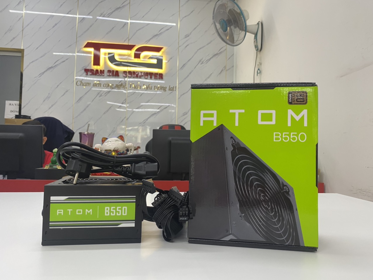 Nguồn máy tính Antec ATOM B550 - 550W 80 PLUS BRONZE NEW