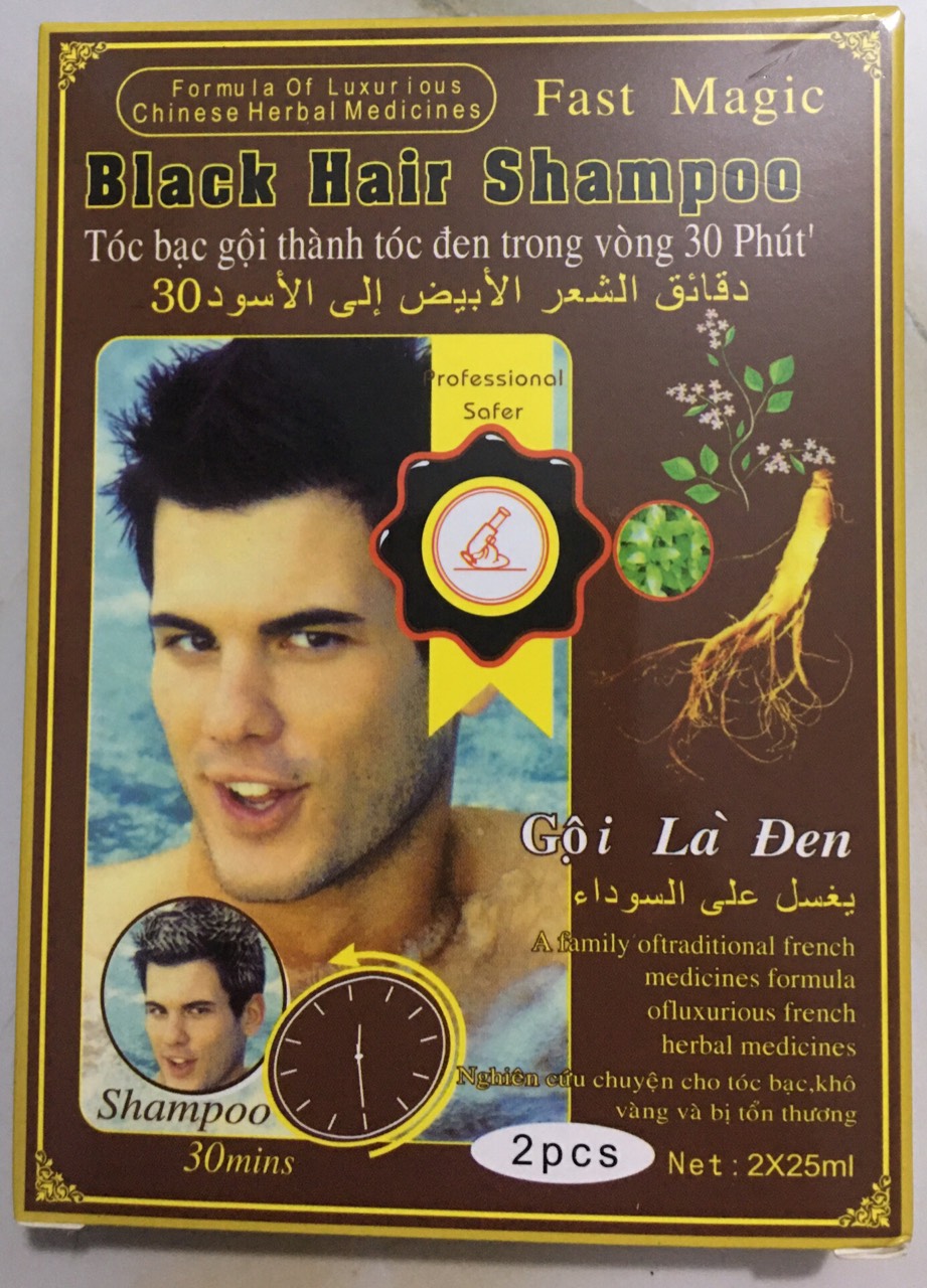 [ 𝐒𝐢ê𝐮 𝐇𝐨𝐭 ]... (2 gói) Dầu gội "Gội Là Đen" Nhân sâm Hàn Quốc