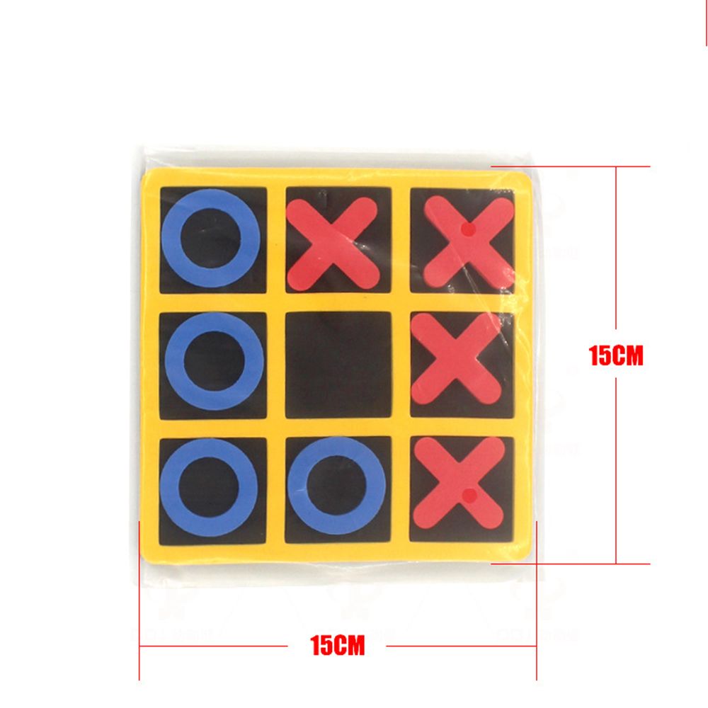 AIVRIEL 1set Game Board Leisure XO Chess Puzzle Game Developing Intelligent Educational Toys
