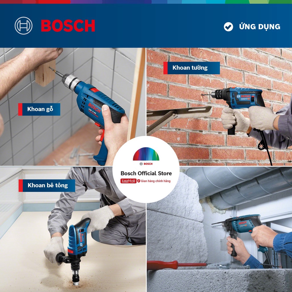 Máy khoan động lực Bosch GSB 13 RE