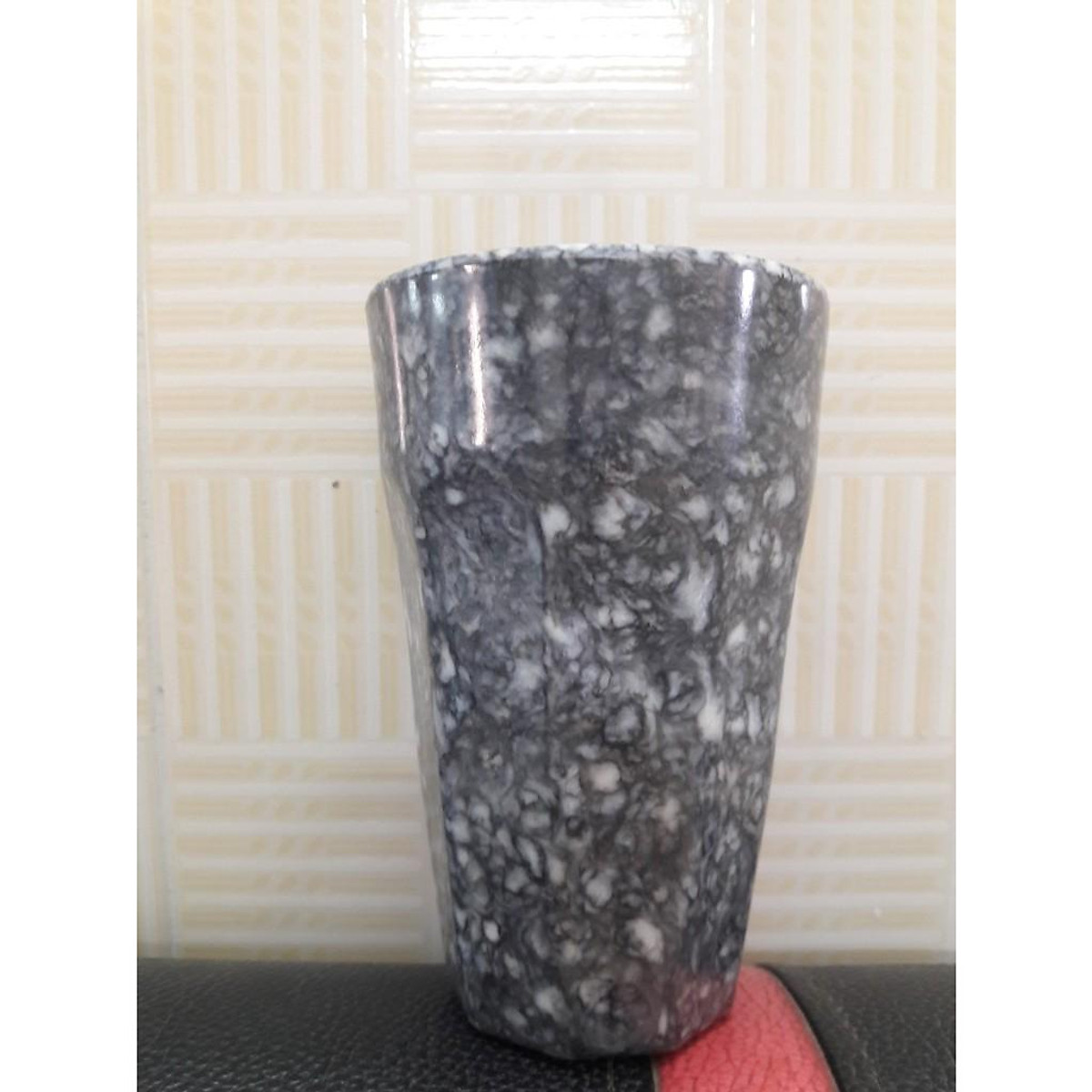 Ly(cốc) uống nước, trà nhựa Melamine vân đá đen