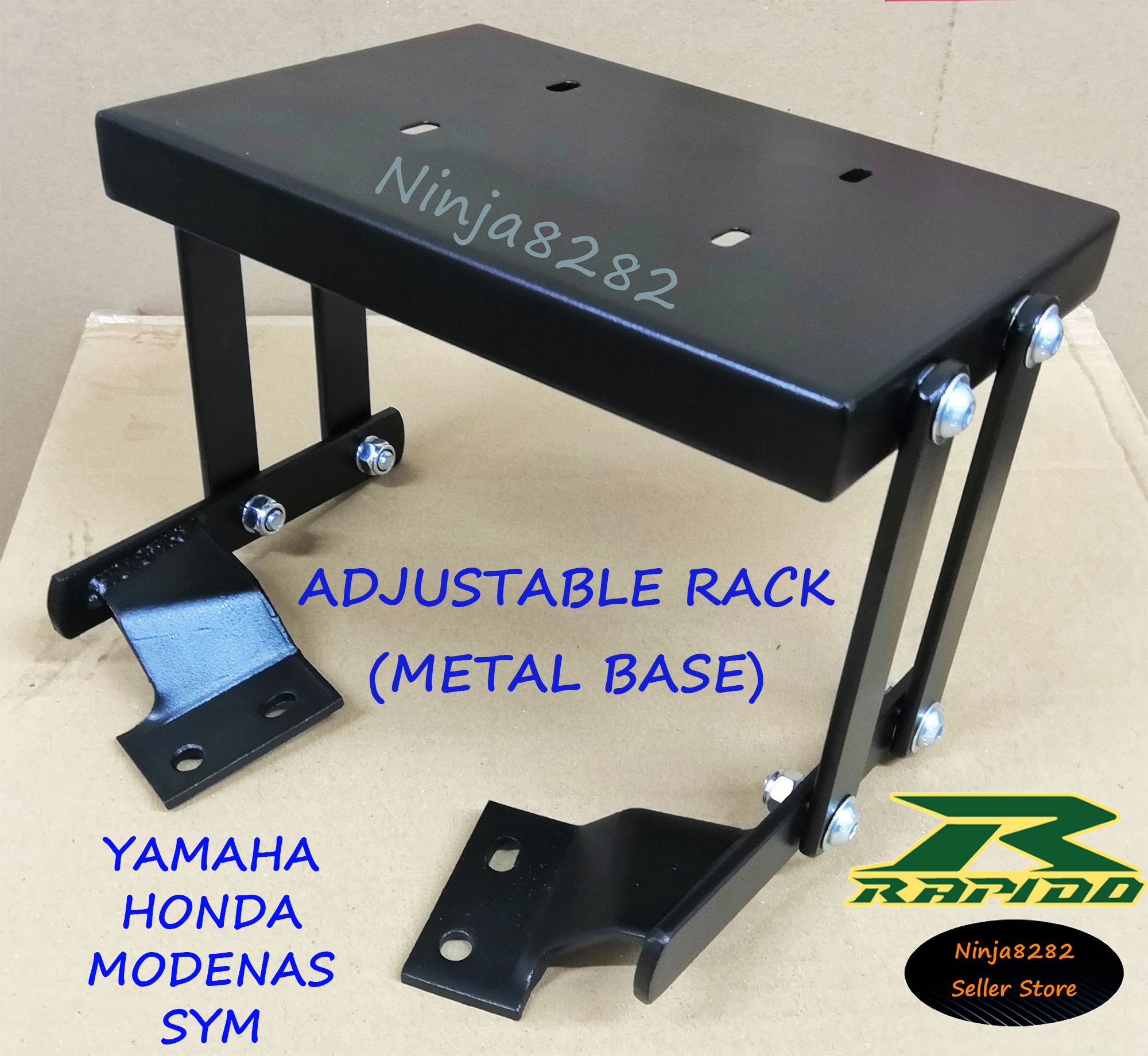 Rapido Rack Adjustable Rack Metal Base Plastic Base Monorack Rack Givi Yamaha Ego Gear