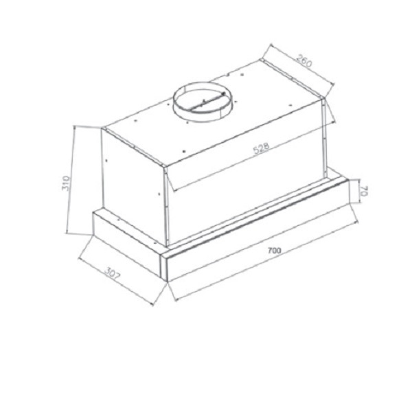 Hút mùi âm tủ FERMI EH004