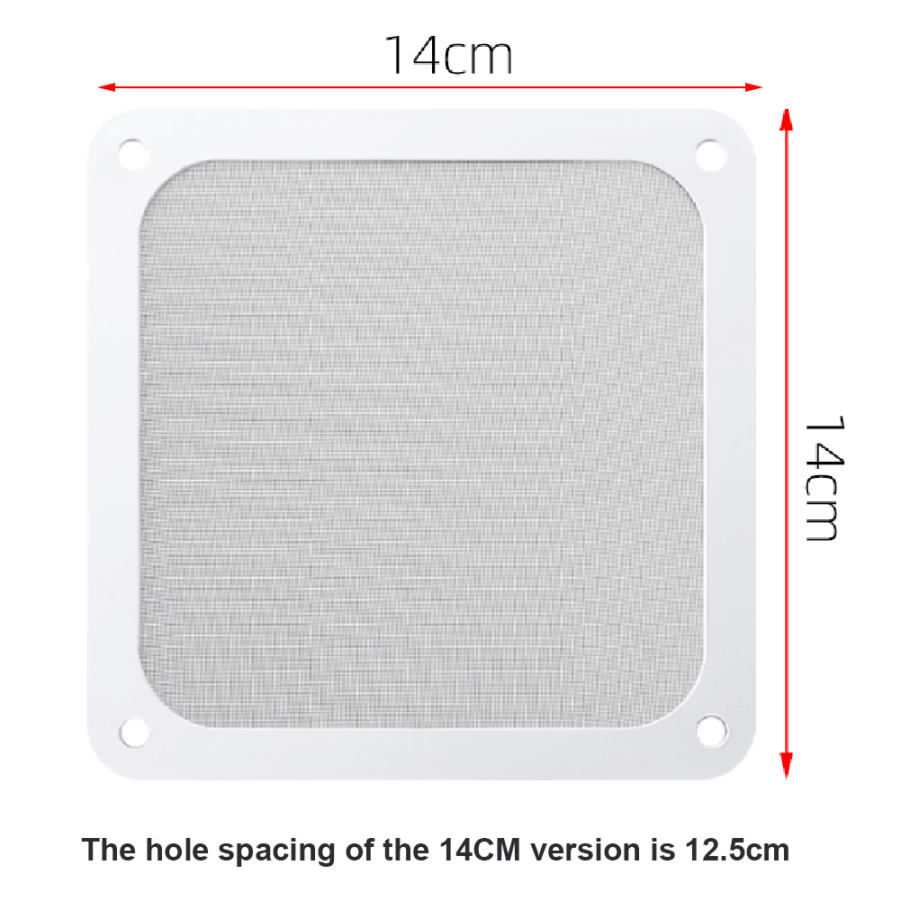 【big-discount】 8-14cm Chassis Dust Filter Magnetic Frame Dustproof Mesh Cover Net Guard with Hole for PC Computer Case Cooling Fan.