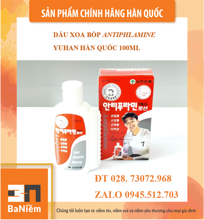 DẦU XOA BÓP YUHAN HÀN QUỐC 100ML