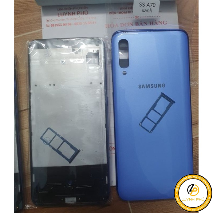 Vỏ samsung A70 A705F có khay sim