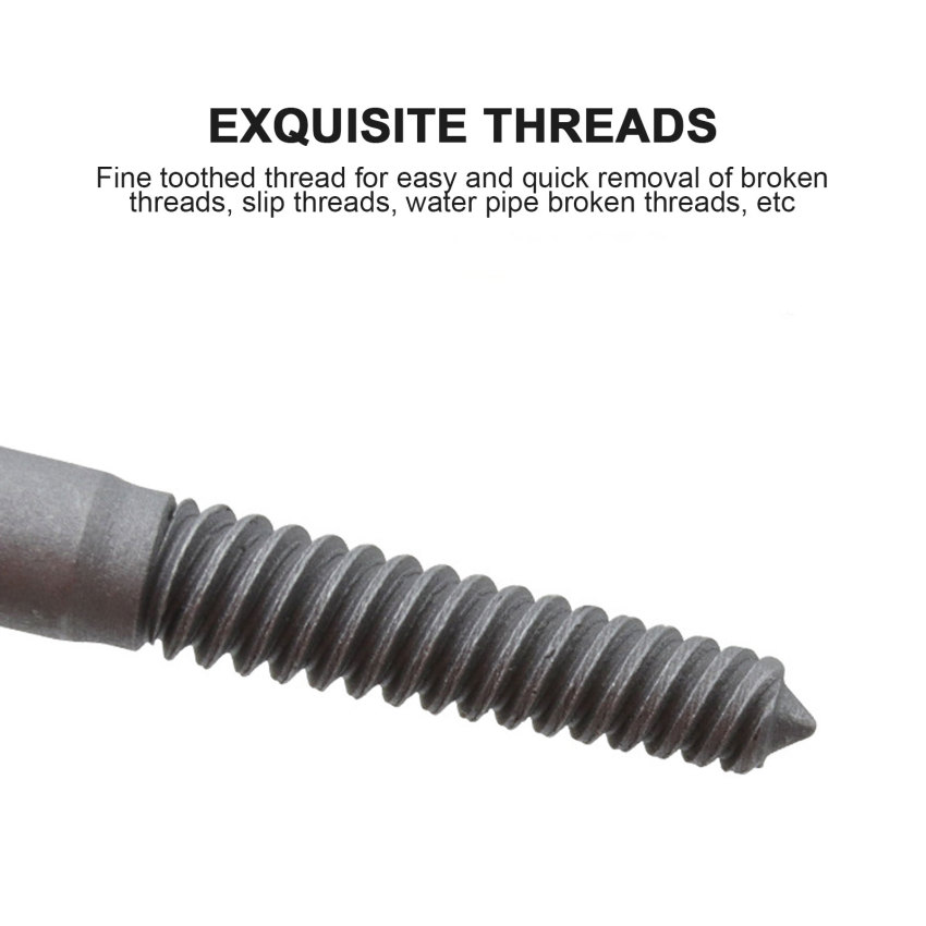 ⭐5pcs⭐ Hex Screw Extractors Power Tool Broken Damaged Screw Extractor Drill Bit Guide Set Broken Bolt Remover Easy Out Set