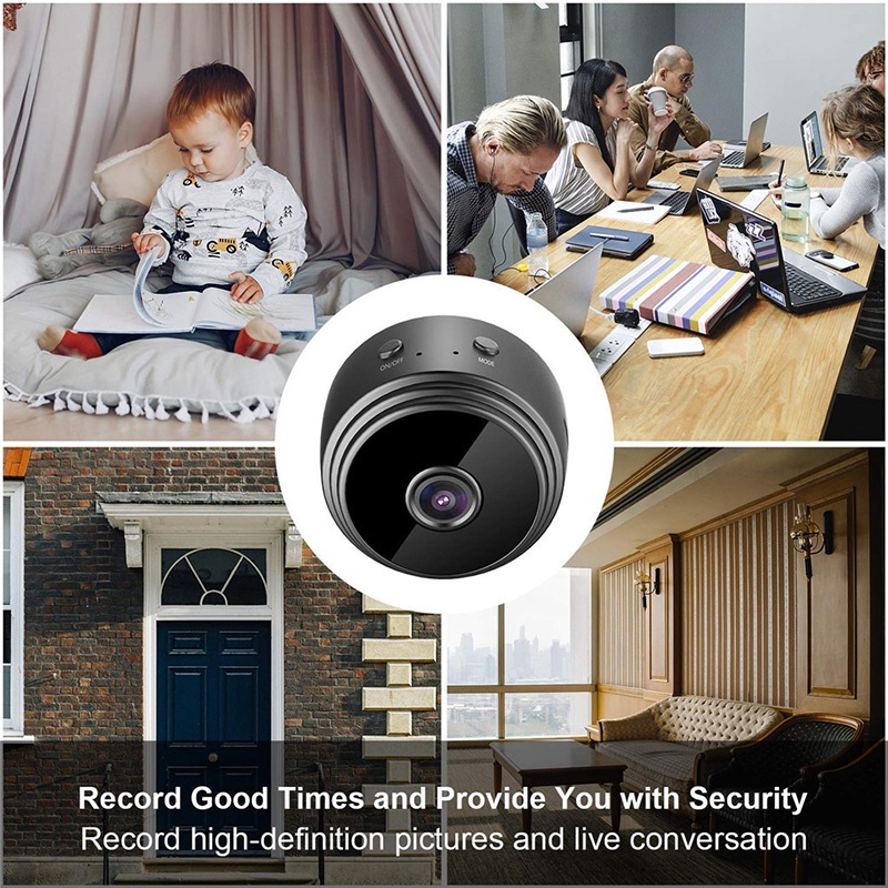 【Hàng tồn kho đã sẵn sàng】♥Miễn phí vận chuyển + COD♥A9 Mini Full-HD 1080P Nhỏ Camera Wifi IP WIFI Máy ảnh Mini quan sát ban đêm IR Camera micro cảm biến chuyển động Giá đỡ camera thẻ TF/CCTV