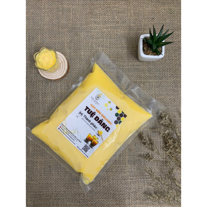1kg Sáp nến bơ thực vật Tuệ Đăng - chuyên dùng làm nến bơ, nến cúng phật, nến thờ cúng hanmade