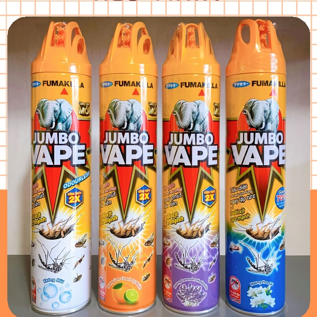 Bình xịt côn trùng jumbo hương hoa 300/600ml