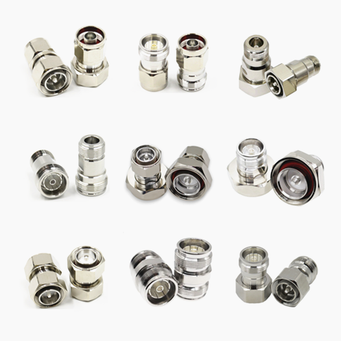 【Limited edition】 1pcs 4.3-10 mini DIN Connector to N Adapter DIN Male Female to N /DIN/4.3-10 Male Female Socket Straight RF Coaxial Adapter