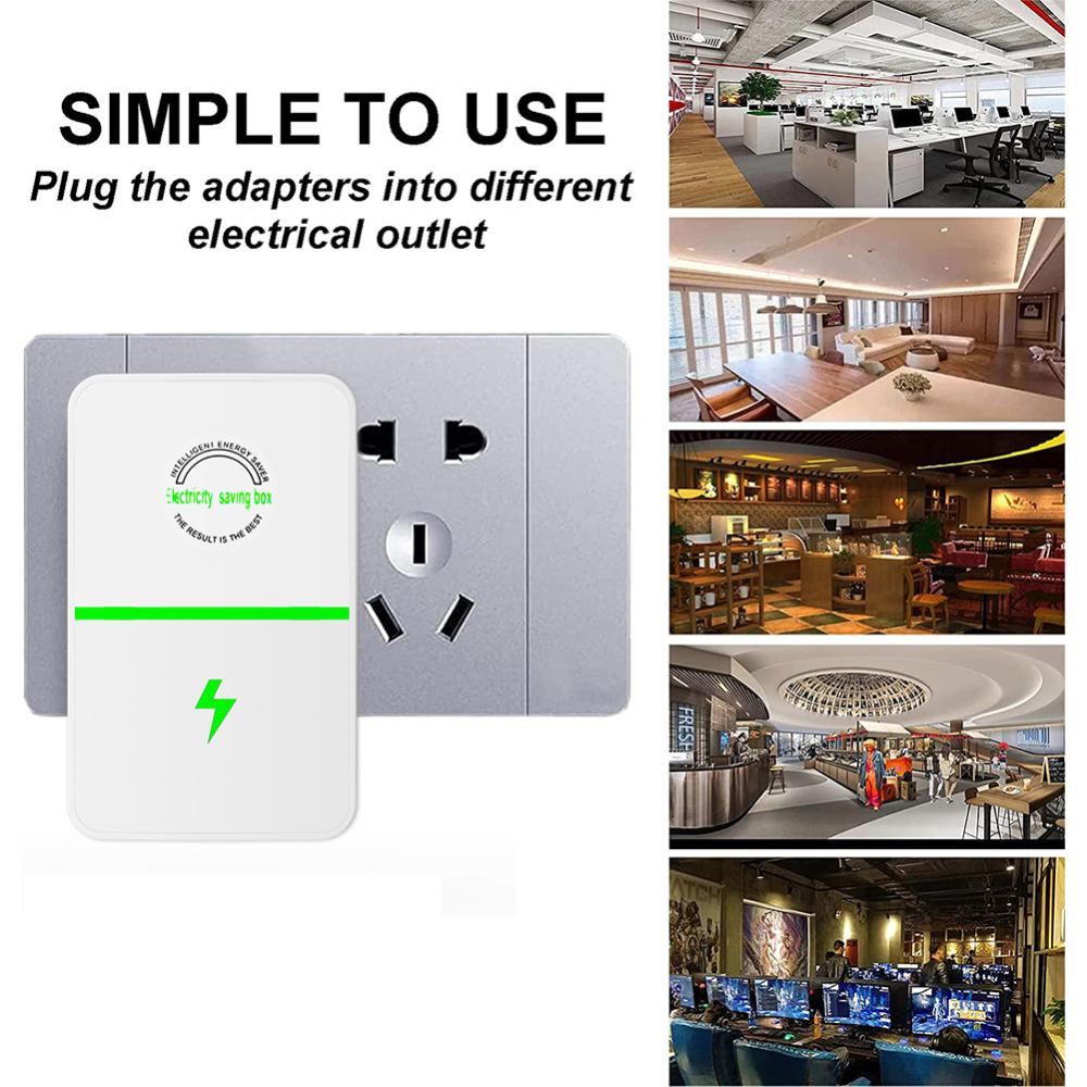 Thiết bị tiết kiệm điện điện EU/chúng tôi/Phích cắm chuẩn Anh Quốc Bộ lưu điện bằng hệ số công suất thông minh thị trường văn phòng gia đình thiết bị