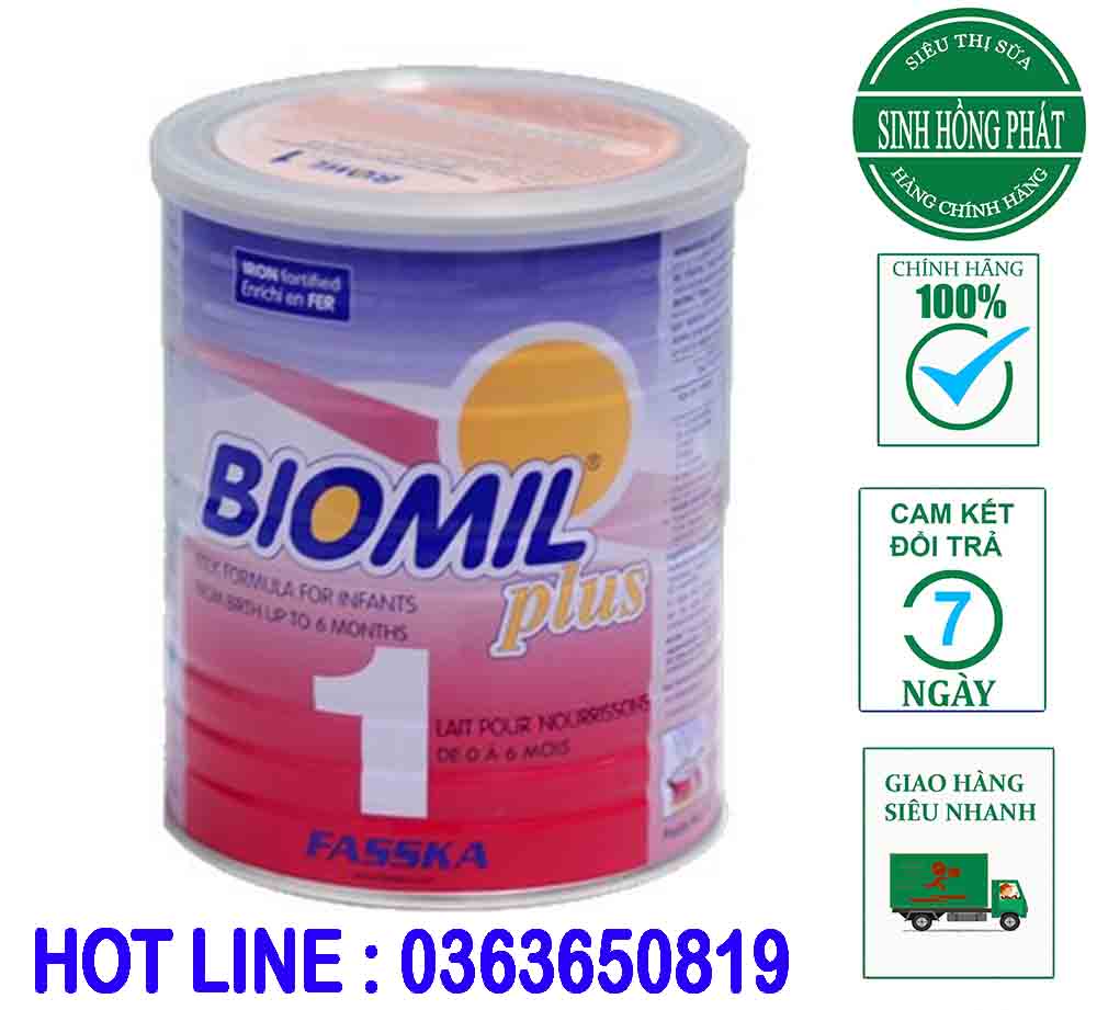 Sữa Biomil Plus 1 400g trẻ từ 0-6 tháng thumbnail