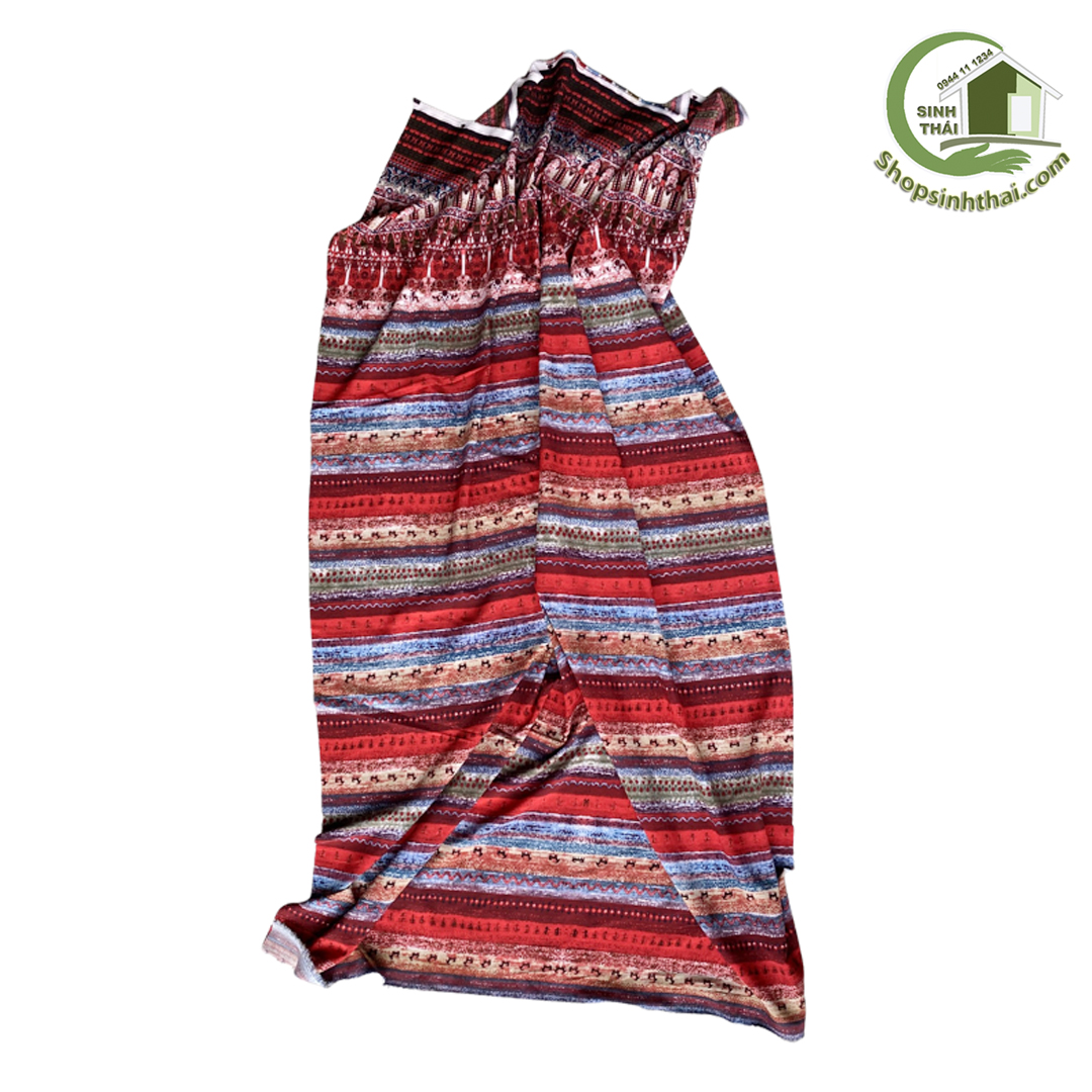 Vải thổ cẩm - vải lụa in hình thổ cẩm [ 1 mét x khổ 155cm ] - Chọn màu