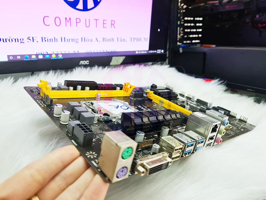 [HCM] Main Tb250 Biostar 6 chân hàng đẹp đầy đủ Fe socket 1151
