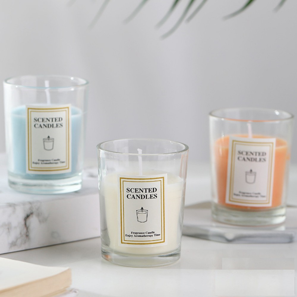 Cốc Nến Thơm Ly Thủy Tinh Scented Candles - Nến Thơm Handmade