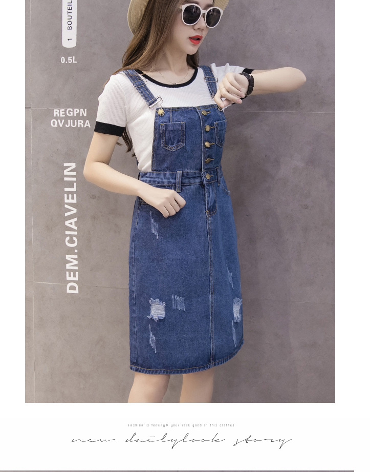 Đầm Yếm Jean Nữ D686 ( KHÔNG KÈM ÁO )