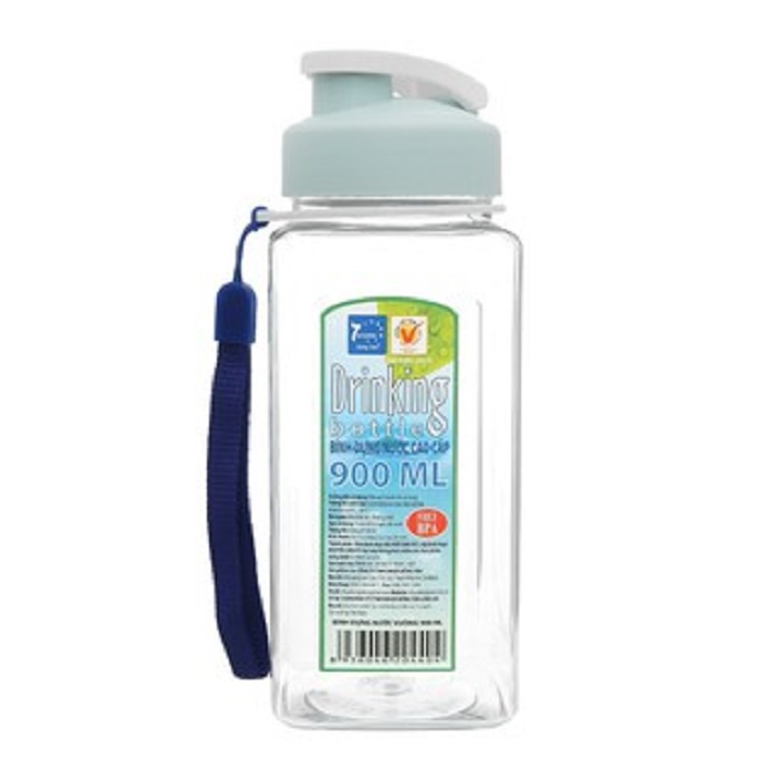 Bình đựng nước vuông 900ml