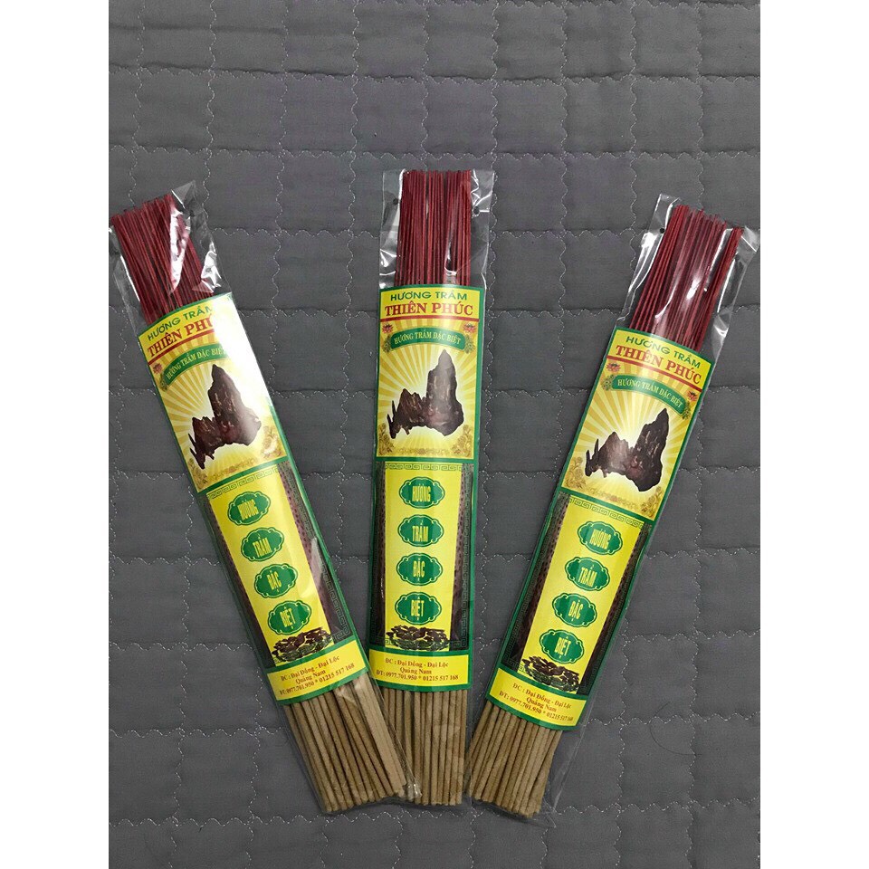 Nhang trầm hương Thiên Phúc 40cm 100g ( Loại tốt - 50 cây )