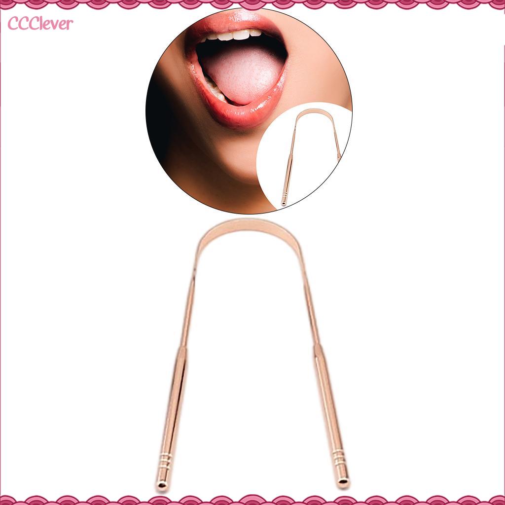 CCClever CCCleverTongue Scraper Metal Scraper Reusable Tongue Cleaner U Shape Scraper