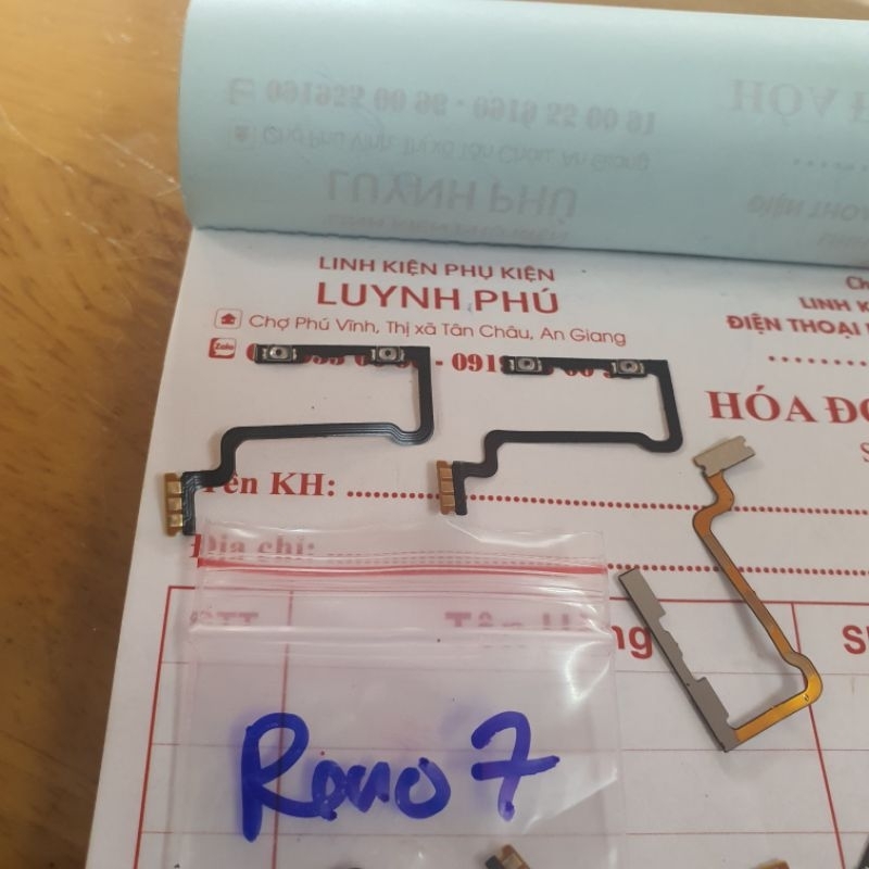 Dây cáp nút nguồn volum Âm lượng oppo reno 7 4G