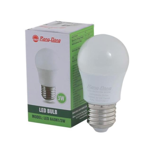 Bóng đèn LED BULB tròn 3W/5W/7W/9W Rạng Đông
