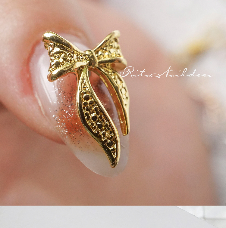 Combo 5 Charm Nơ Đính Móng CN-01 02