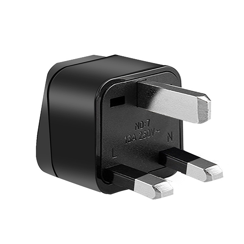 1 Piece Type G Singapore Malaysia United Kingdom Power Socket Converter White Black 13A AU EU CN US To UK Travel Plug Adapter. 