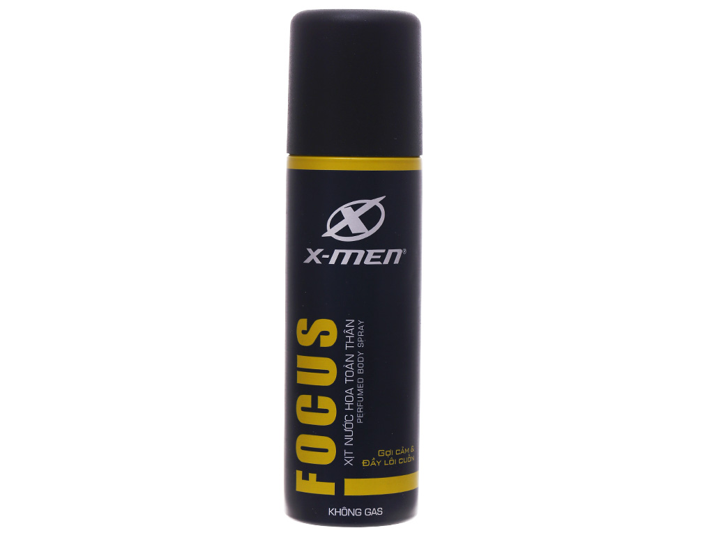 Xịt nước hoa toàn thân X-Men 100ml cho bạn phong cách phóng khoáng và đầy cá tính với hương nước hoa nam tính cả ngày