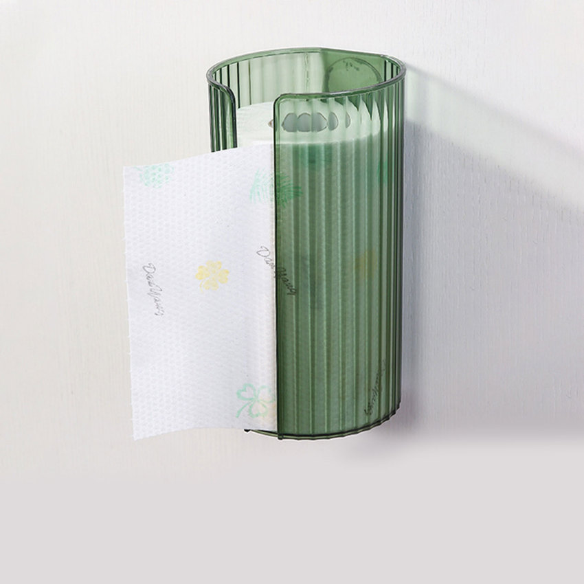 Hộp lưu trữ túi rác treo tường nhà bếp nhựa phòng tắm túi đựng rác tiện lợi container lưu trữ nhà