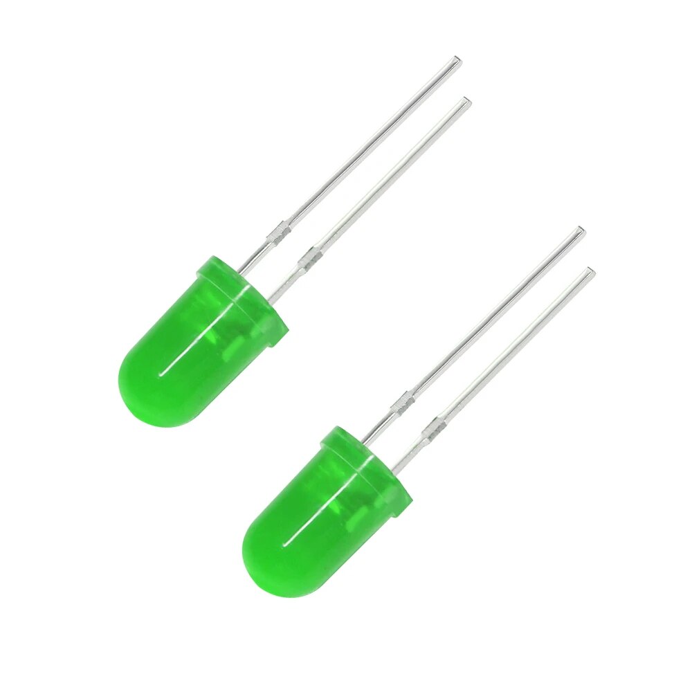 50PCS LED Diode 5MM Super Bright Blue Green Red Yellow White Light Emitting
