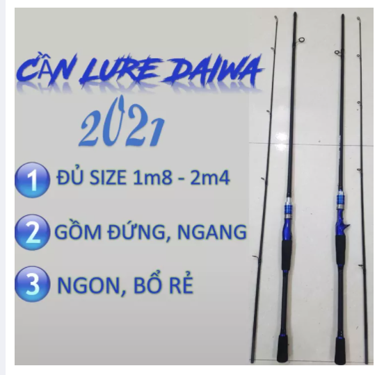Cần Câu Lure DAIWA (rẻ vô địch)