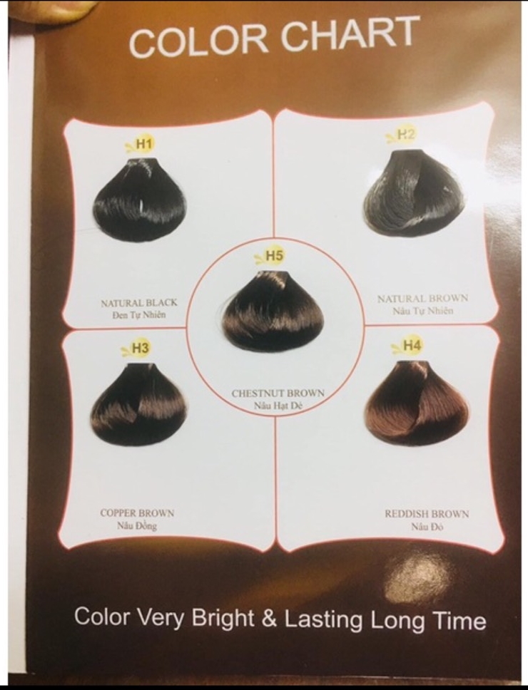 Nhuộm tóc phủ bạc Hello Color 100%