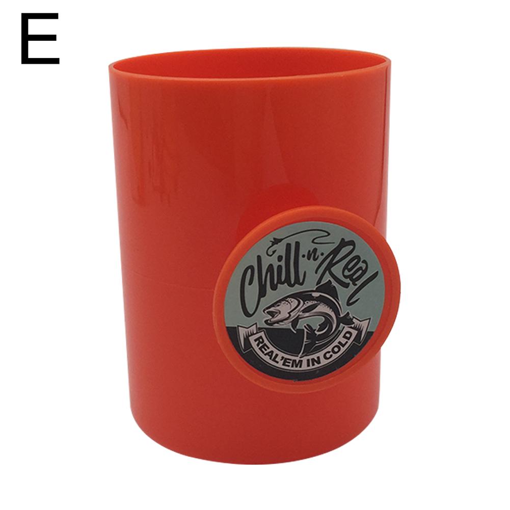 Chill-N-Reel Fishing Can Cooler With Hand Line Reel Attached To A Holder  Hard-Shell Drink B4T8