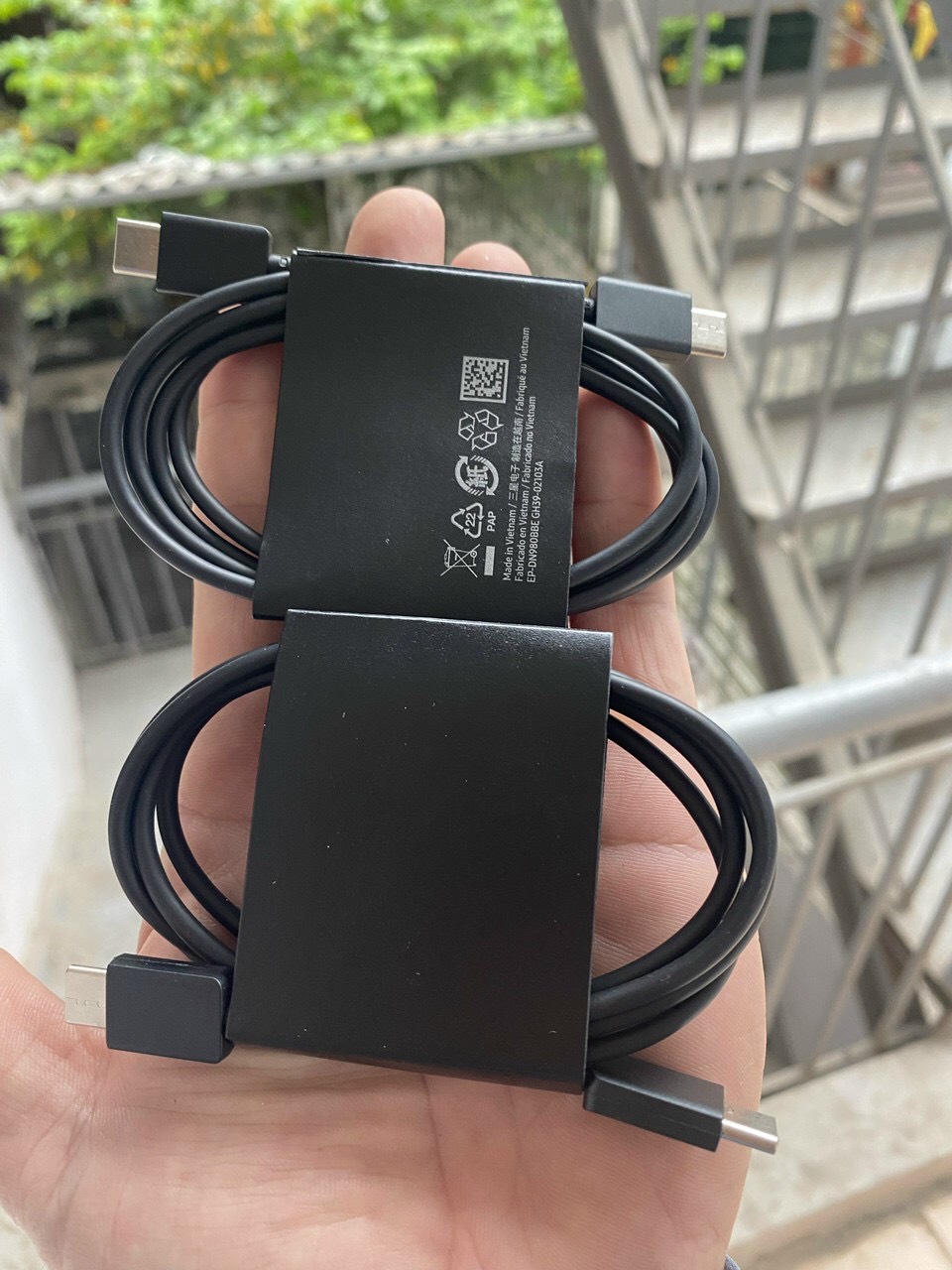 Cáp sạc dành cho Sam  sung Note10 / S20 / S21+ / S21 Ultra PD Type C to Type C zin