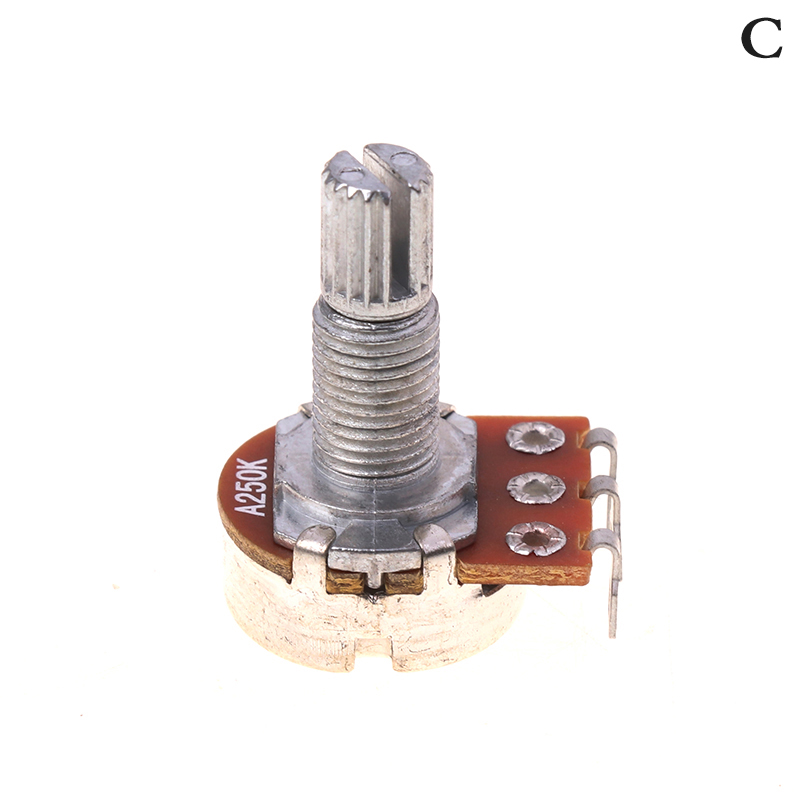 New arrival brass shaft potentiometer for electric guitar bass a250k/b250k/a500k/b500k