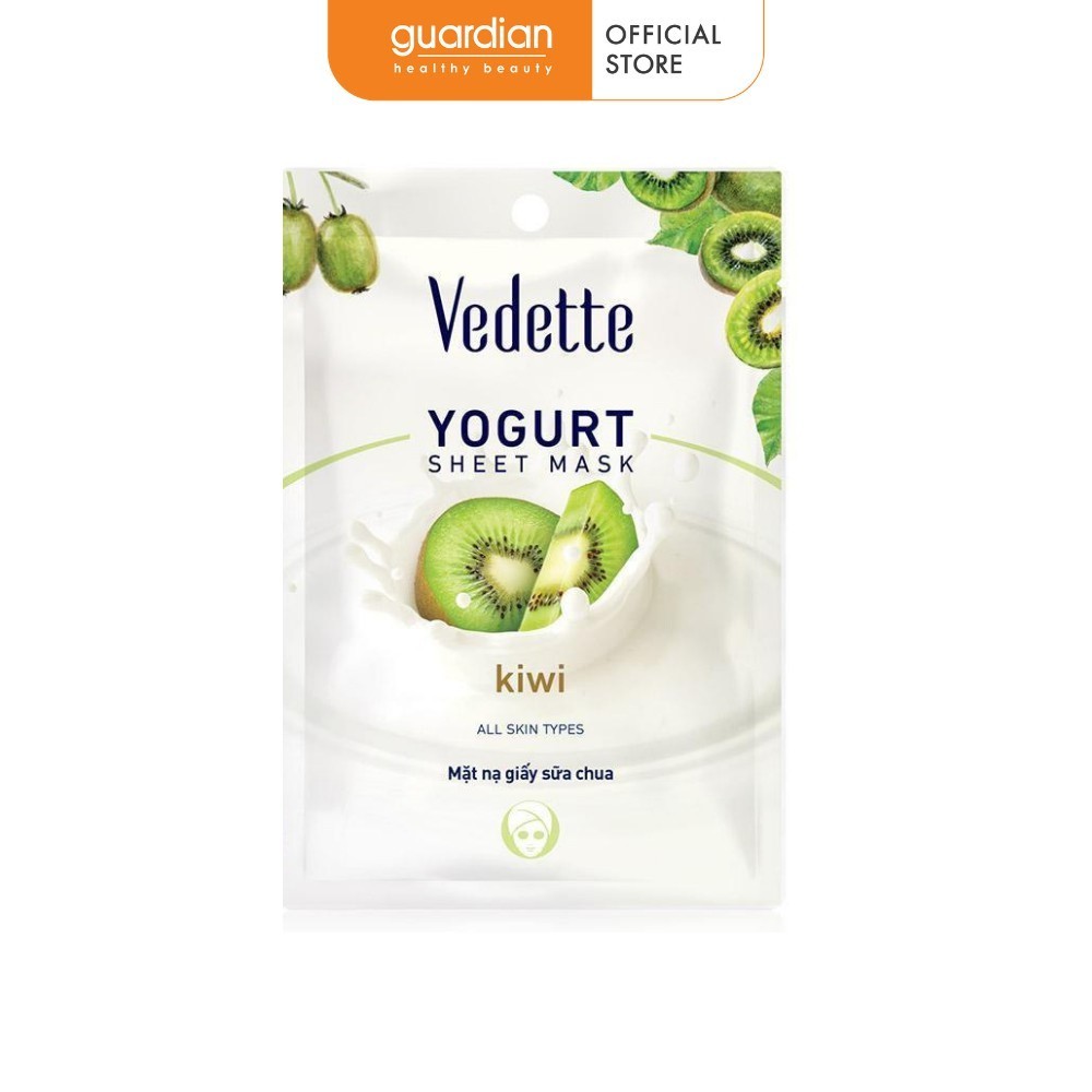 Mặt Nạ Giấy Sữa Chua Kiwi Vedette 22ml | Guardian Việt Nam