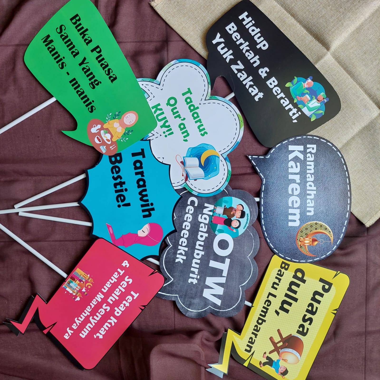 Photobooth Property Foto Aesthetic backdrop edisi Ramadhan | Lazada