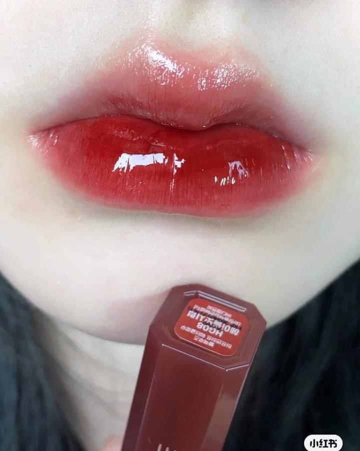 ( HG08 )Son Tint Bóng Black Rouge Half N Half Water Glow