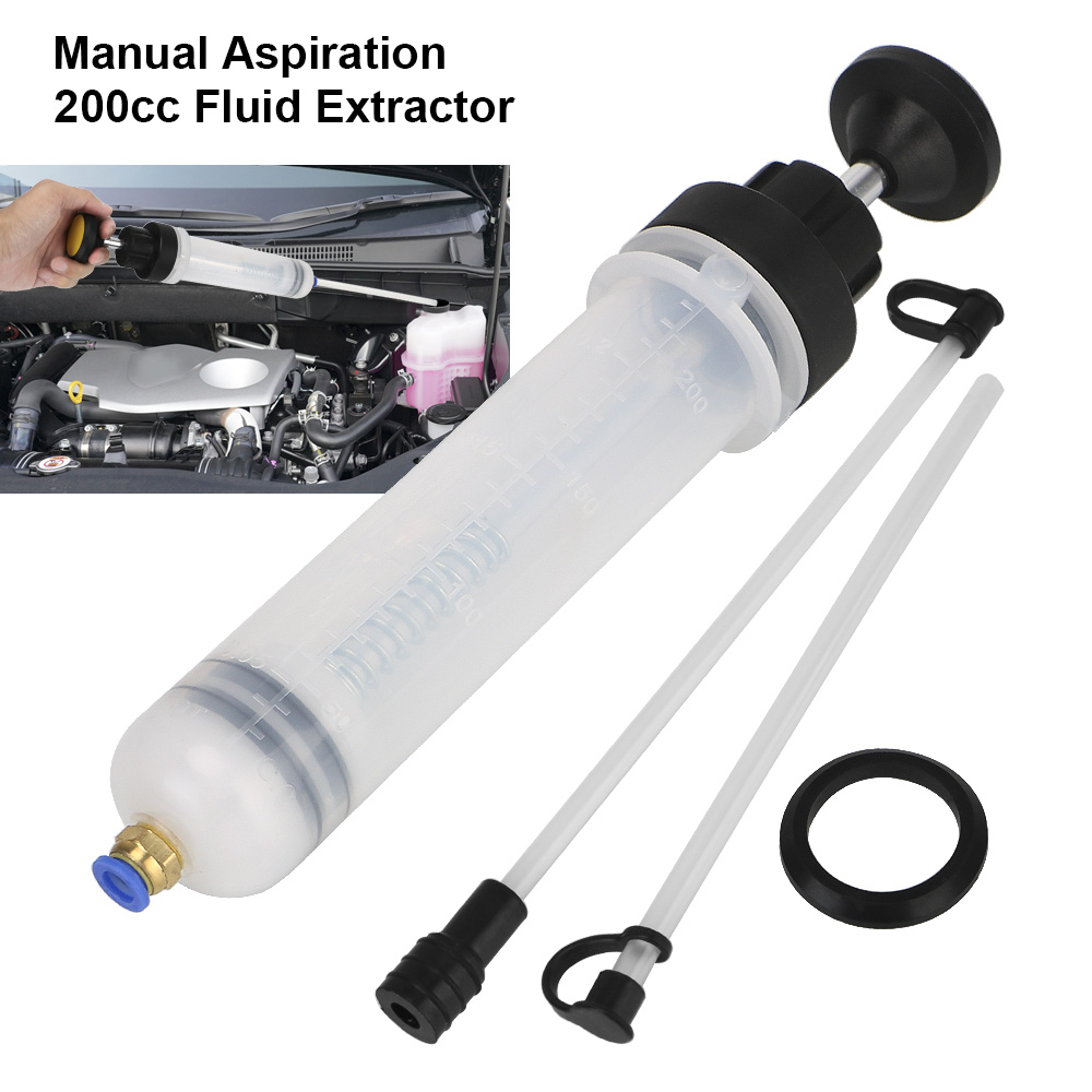 Car Oil Fluid Extractor Manual Fluid Transfer Pump Filling Syringe