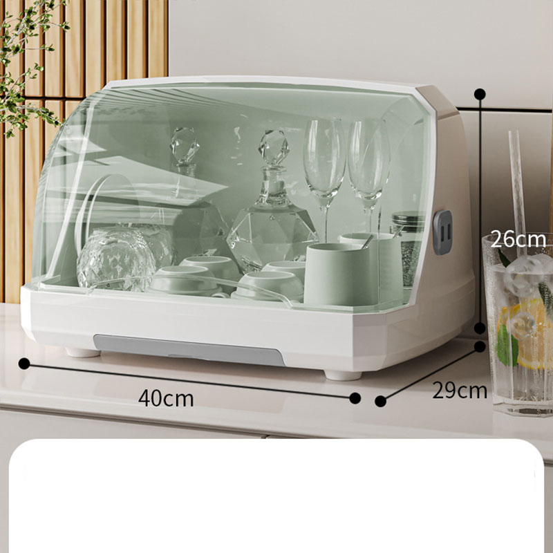 YONUO Cup storage box plastic shelf dustproof glass cup tea cup tray tabletop water cup storage box drain cup holder
