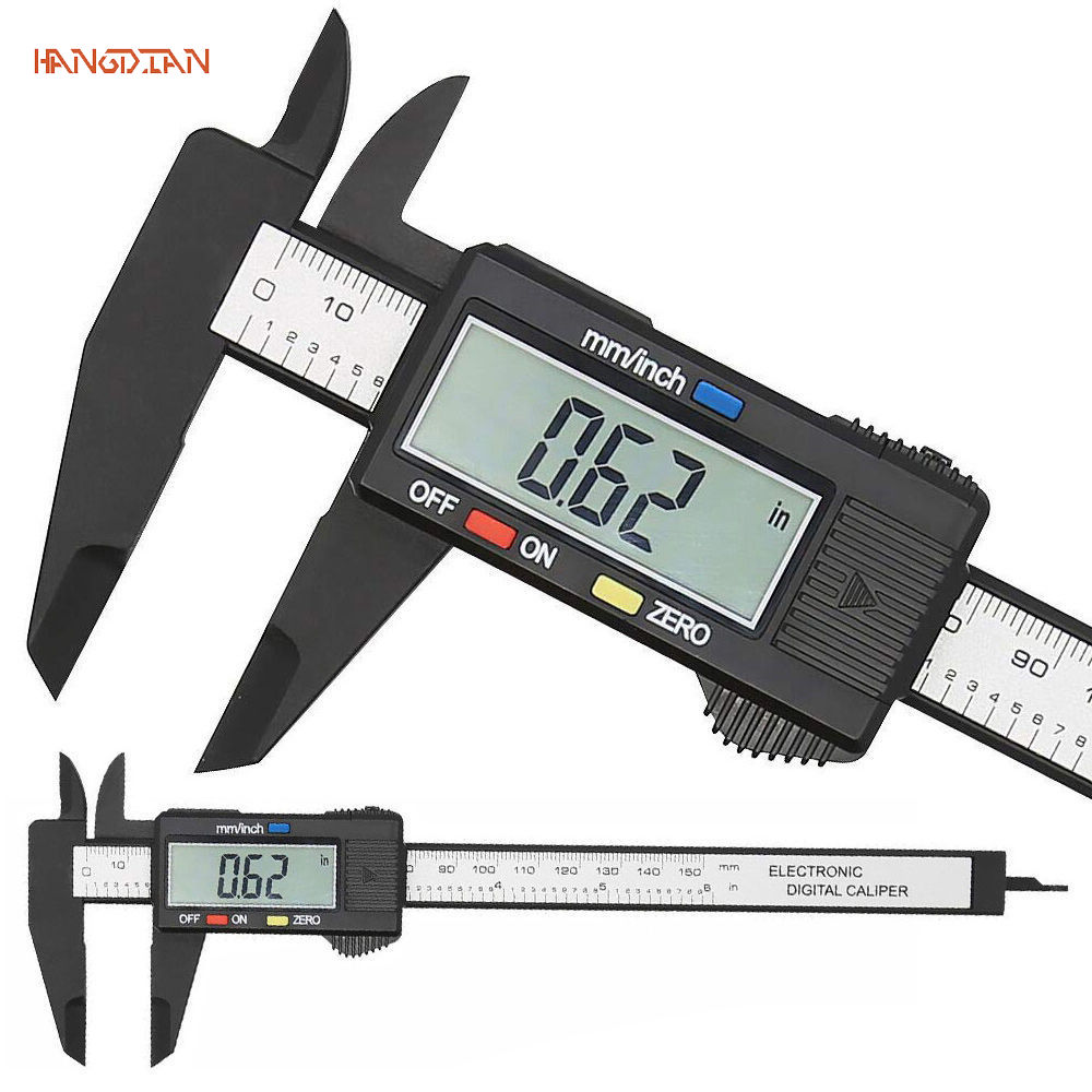 Digital Caliper Electronic Plastic Calipers Vernier Measuring Tools Carpentry Tool Ruler Large Screen Pachometer Digital Caliber