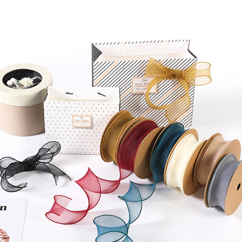 10M Fishtail Yarn Ribbon For DIY Bow Hair Ornament Bouquet Gift ...