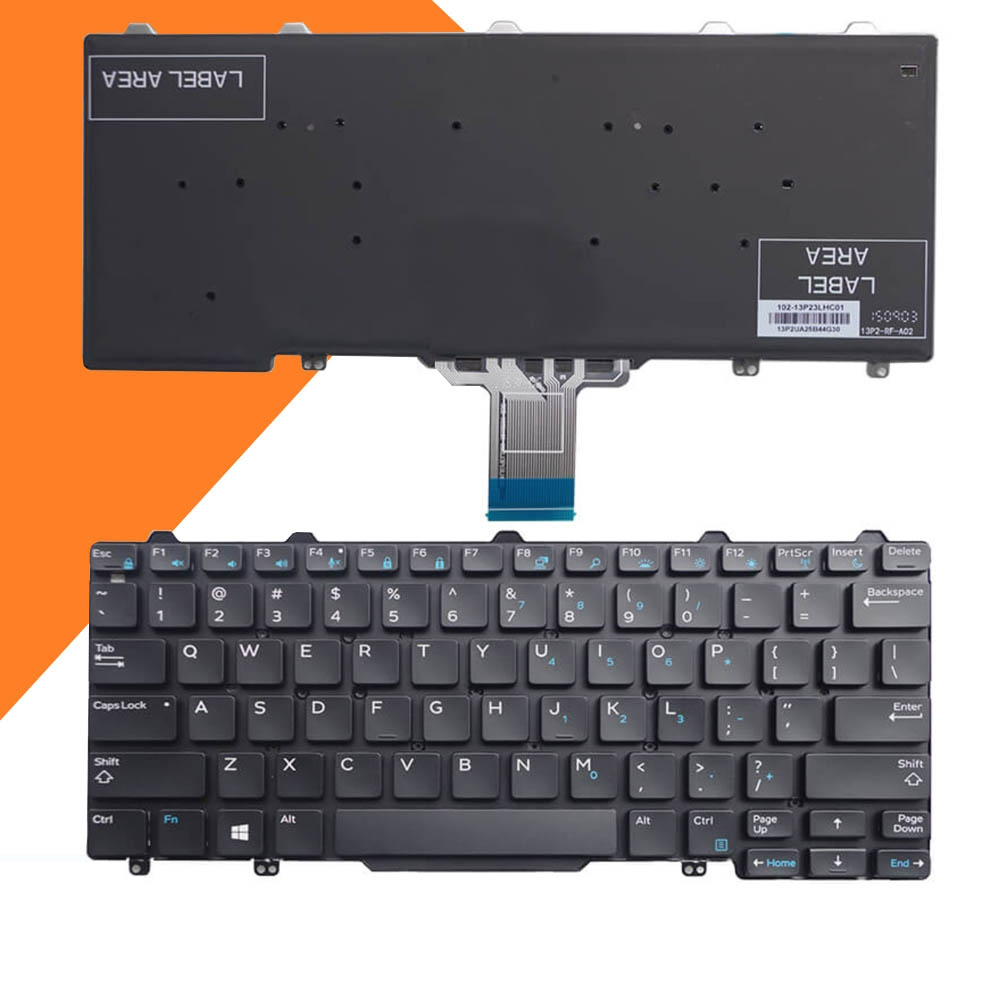 Bàn phím laptop Dell Latitude E5250, E7250, 7270 (Cable Dài) Có Đèn