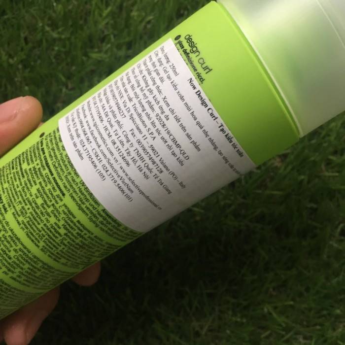 Gel Tạo kiểu tóc xoăn Now Design Curl Selective 250ml
