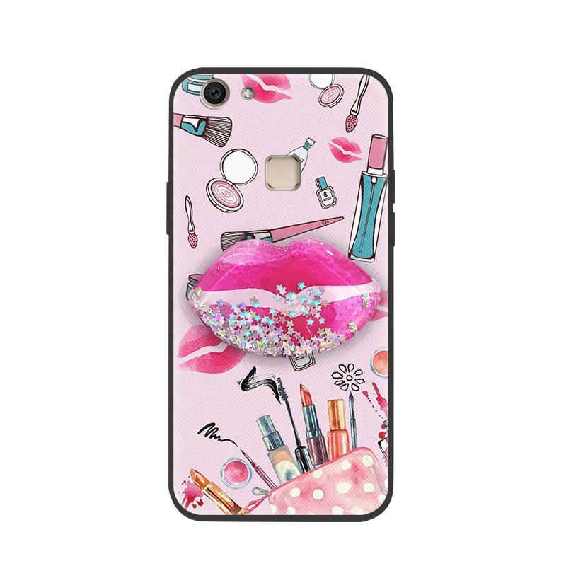 Cartoon%20Waterproof%20Phone%20Case%20For%20VIVO%20V7%20Plus/Y79/Y73%20Soft%20Case%20Back%20Cover%20Fashion%20Design%20quicksand%20cute%20Anti-knock%20TPU%20-%20Image%205